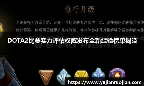 DOTA2比赛实力评估权威发布全新经验榜单揭晓