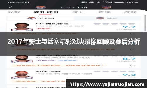 2017年骑士与活塞精彩对决录像回顾及赛后分析
