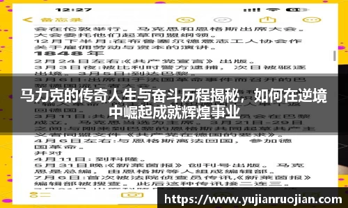 马力克的传奇人生与奋斗历程揭秘，如何在逆境中崛起成就辉煌事业